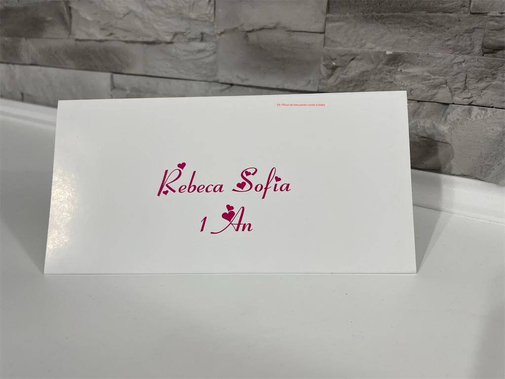 Plic de bani botez BSPB011 - Pentru mot