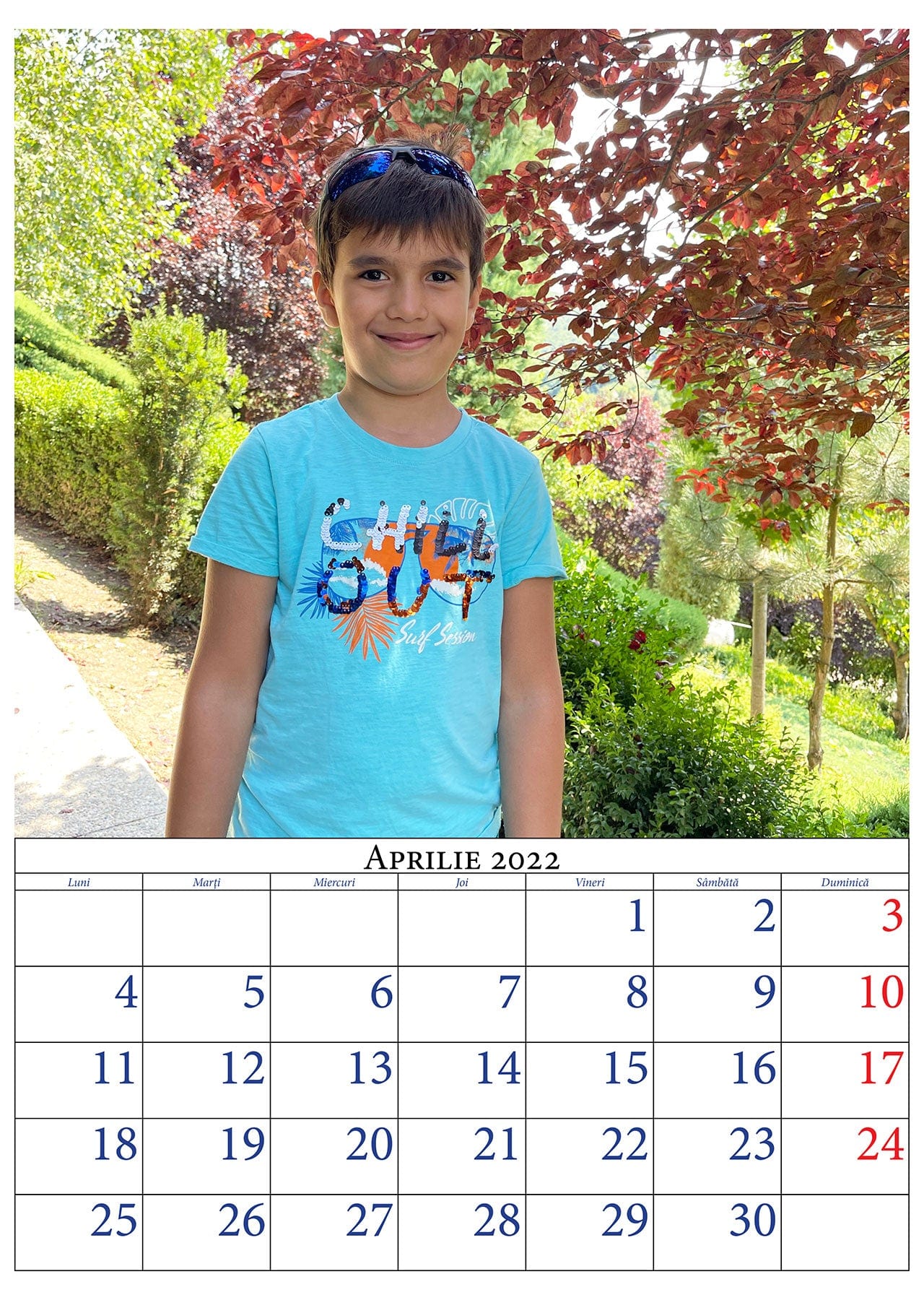 Calendar personalizat de perete 2024 CAL P56