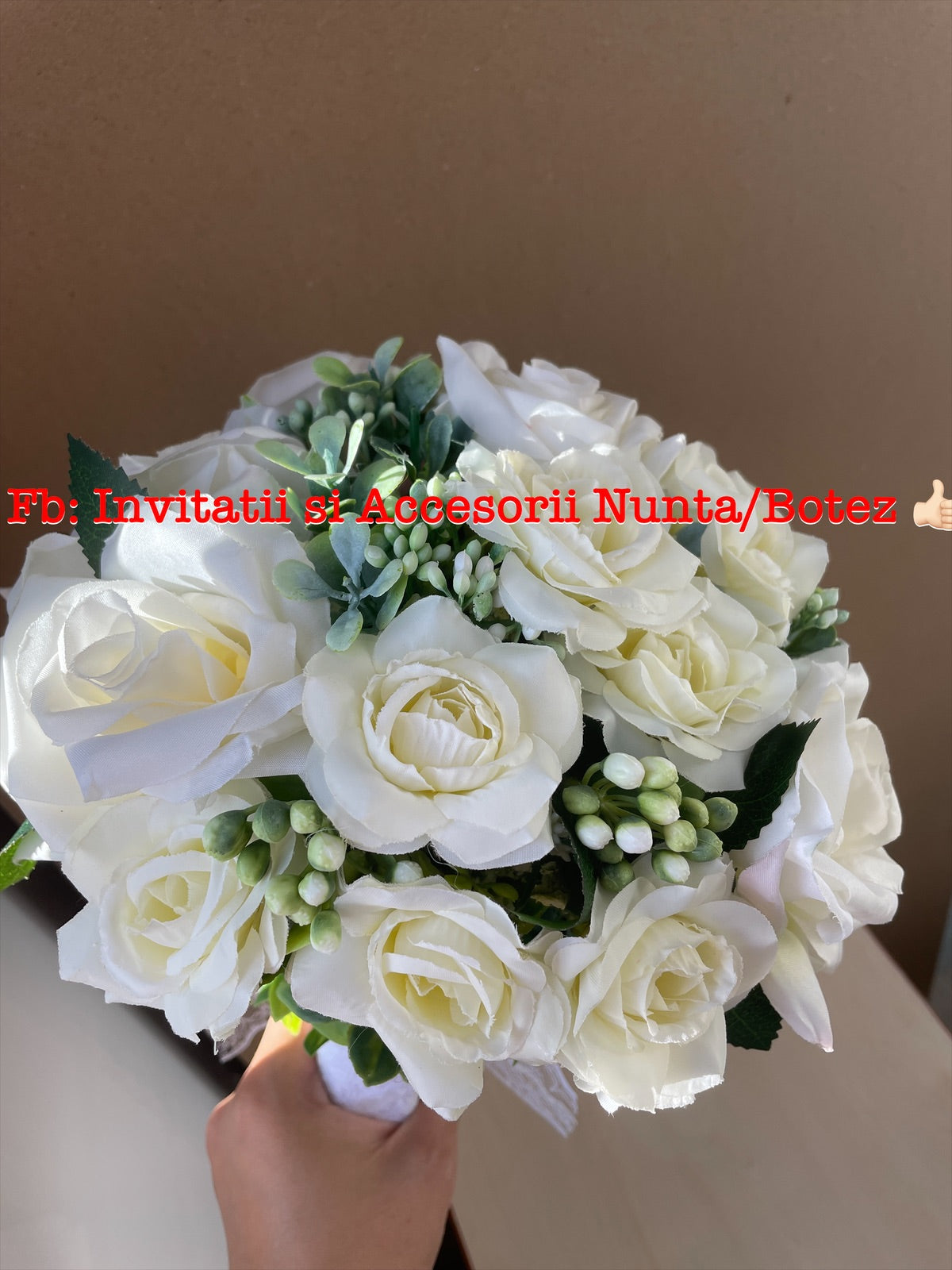 Buchet mireasa sau nasa din trandafiri 02