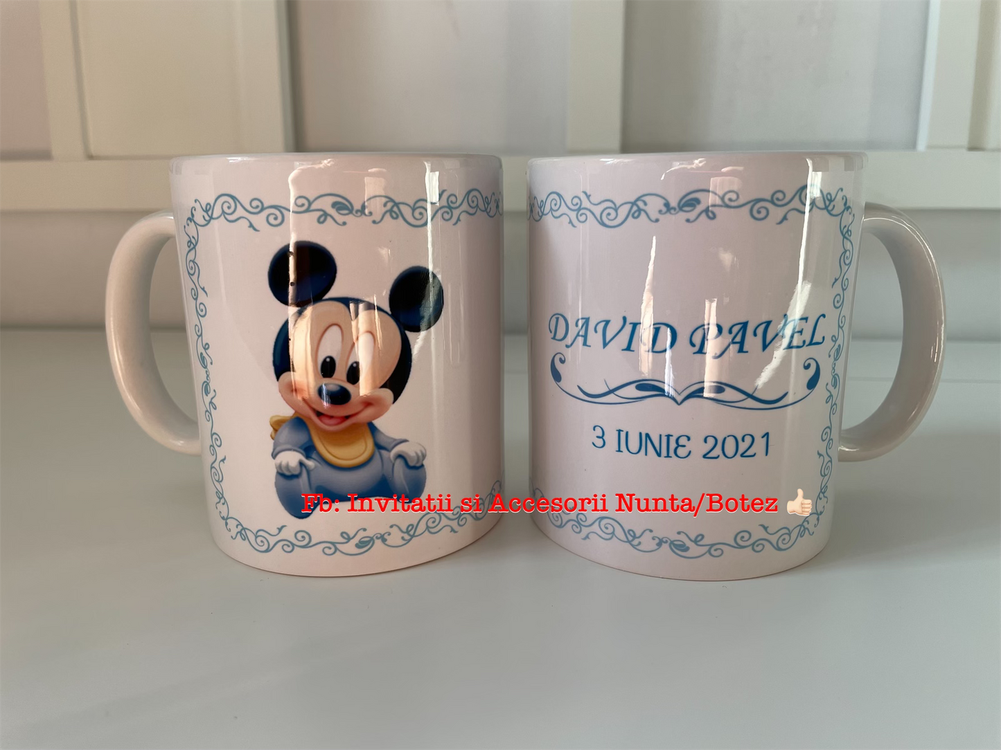 Cana marturie botez cu Mickey Mouse