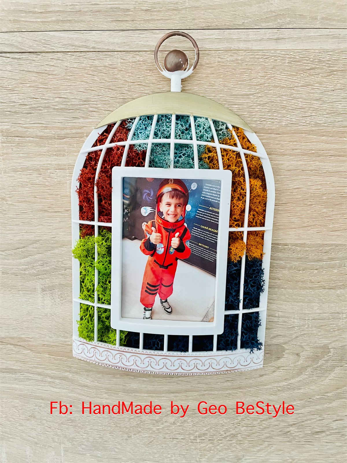 Rama foto cu licheni