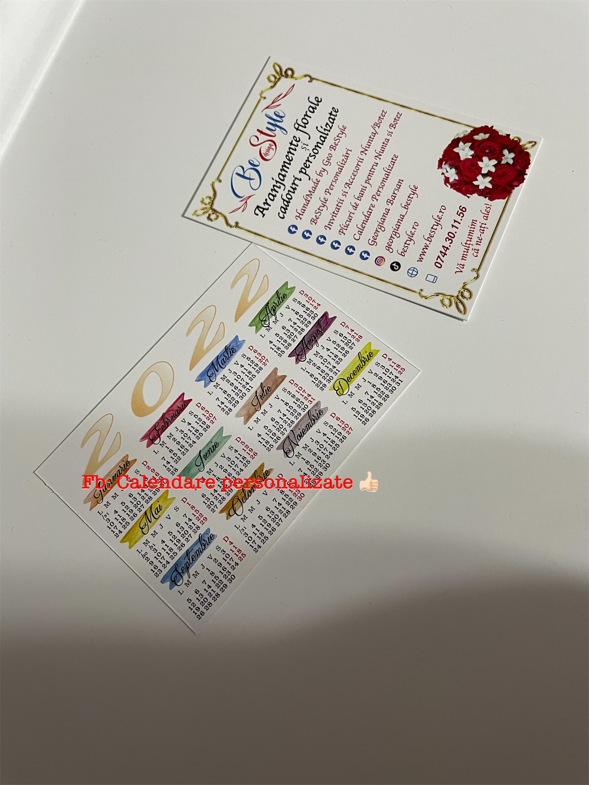 Calendar personalizat de buzunar 2026 CAL P44