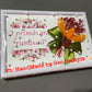 Tablou martisor cu buchet de flori uscate 10/15 cm 01