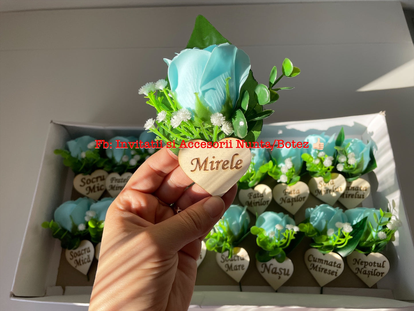 Floare de pus in piept personalizata mire 01