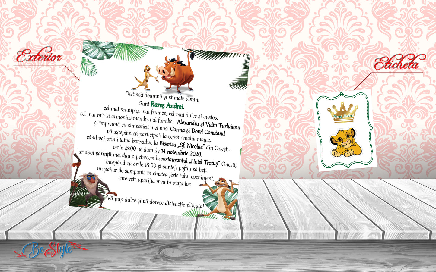 Invitatie botez BSIB024