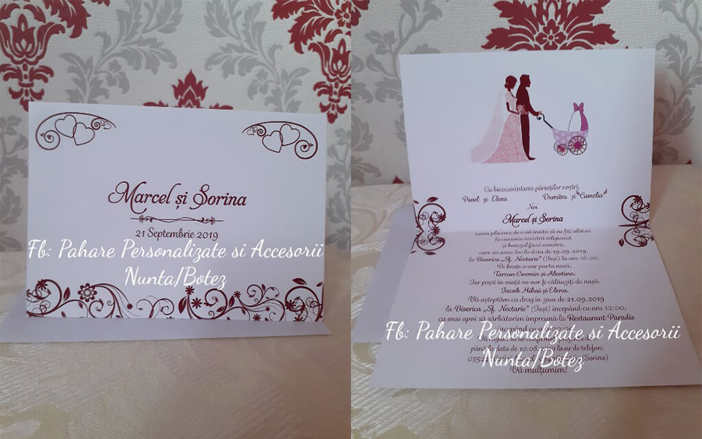 Invitatie 2 in 1 BSIN001