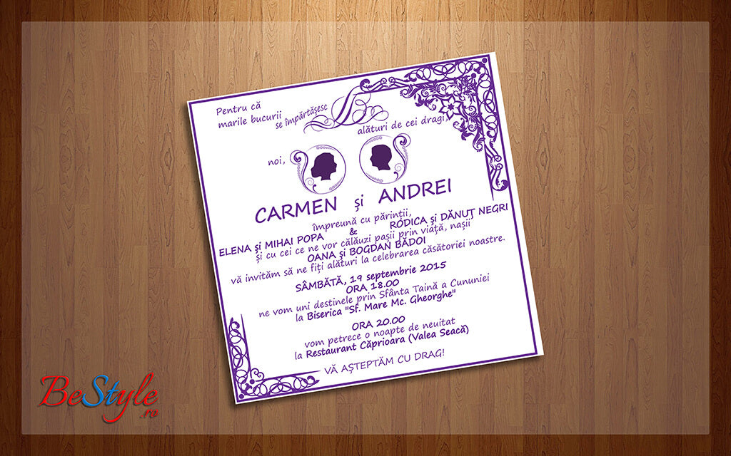 Invitatie nunta BSIN012
