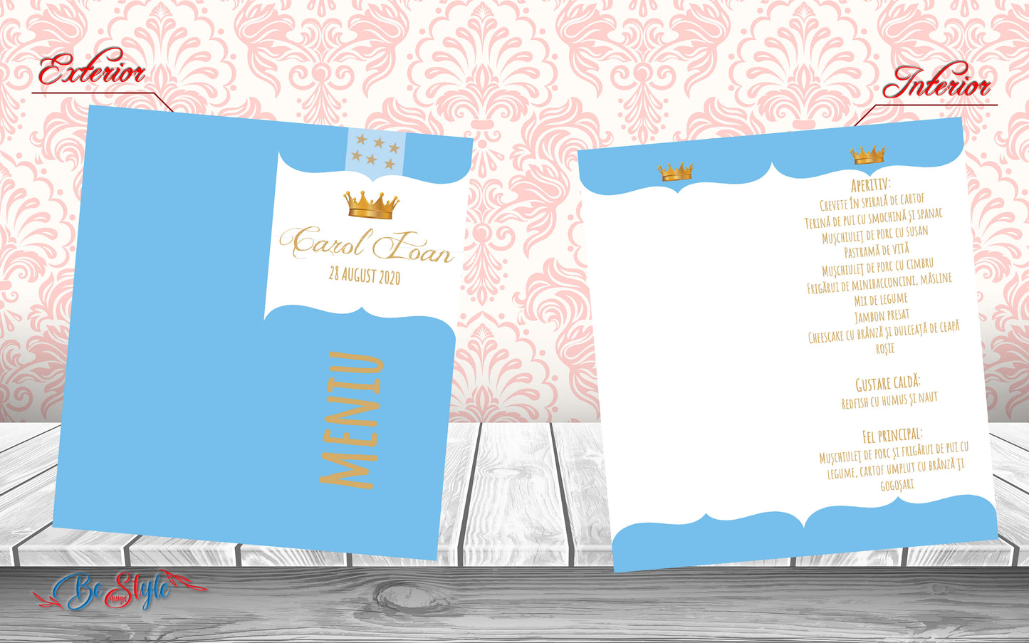 Meniu botez BSMB011 - Prince