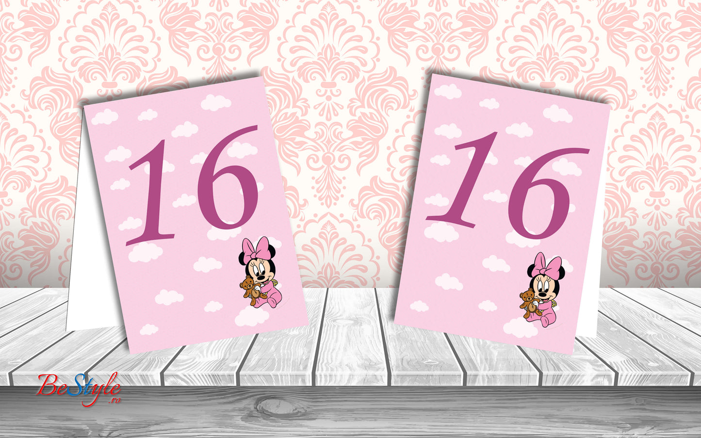 Numar de masa botez BSNB014 - Baby Minnie Mouse