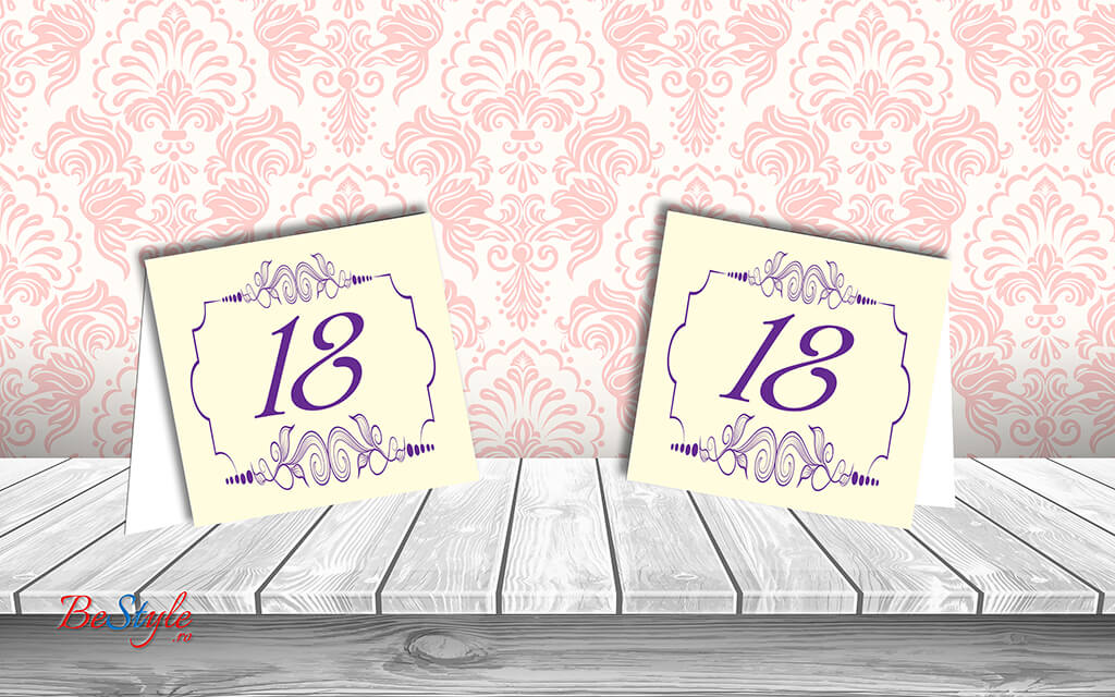 Numar de masa nunta BSNN003