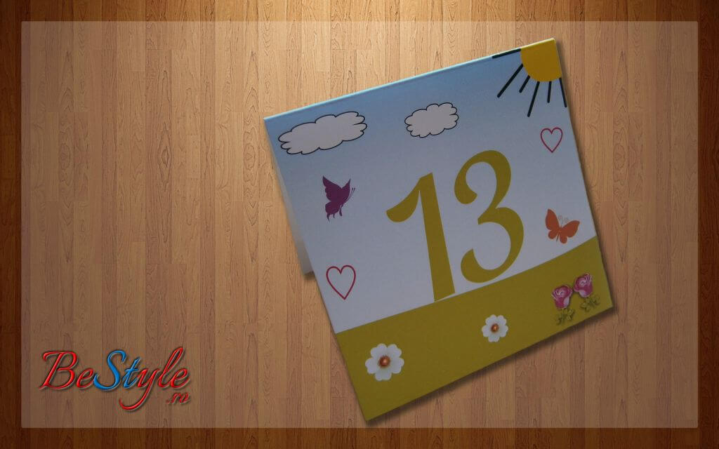 Numar de masa nunta BSNN004