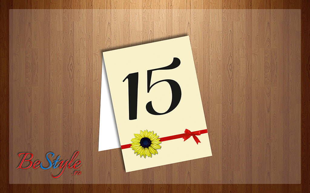 Numar de masa nunta BSNN010