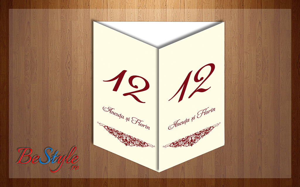 Numar de masa nunta BSNN011