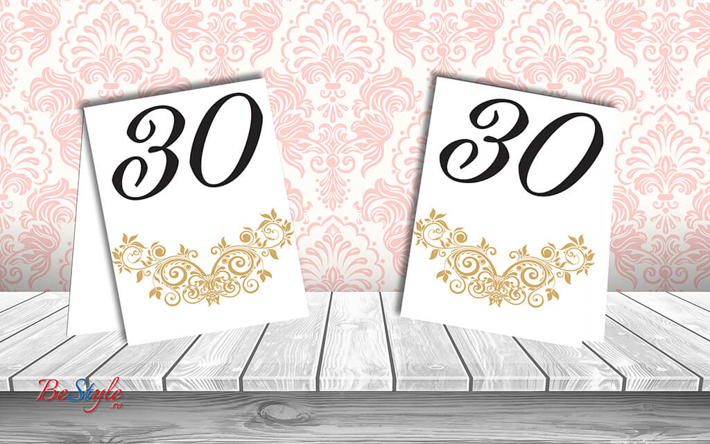 Numar de masa nunta BSNN013