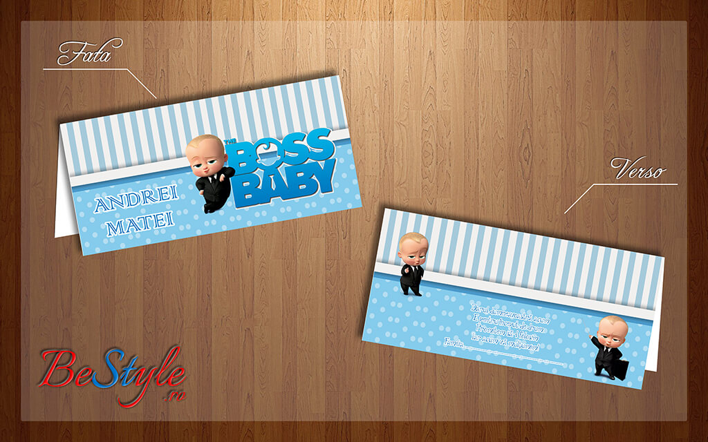 Plic de bani botez BSPB001 - Boss Baby