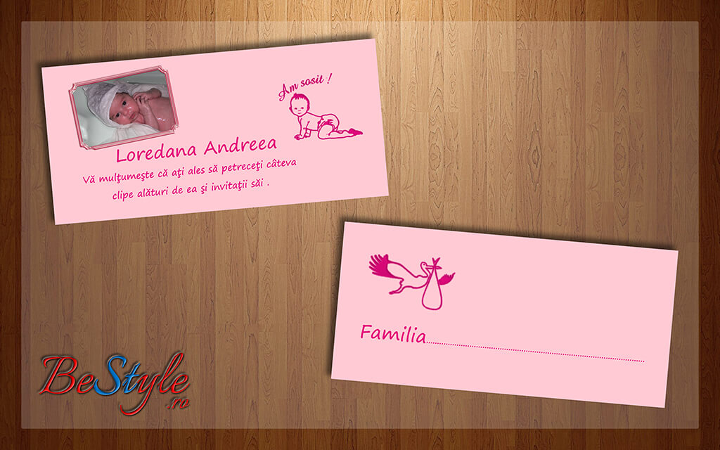 Plic de bani botez BSPB005 - Barza