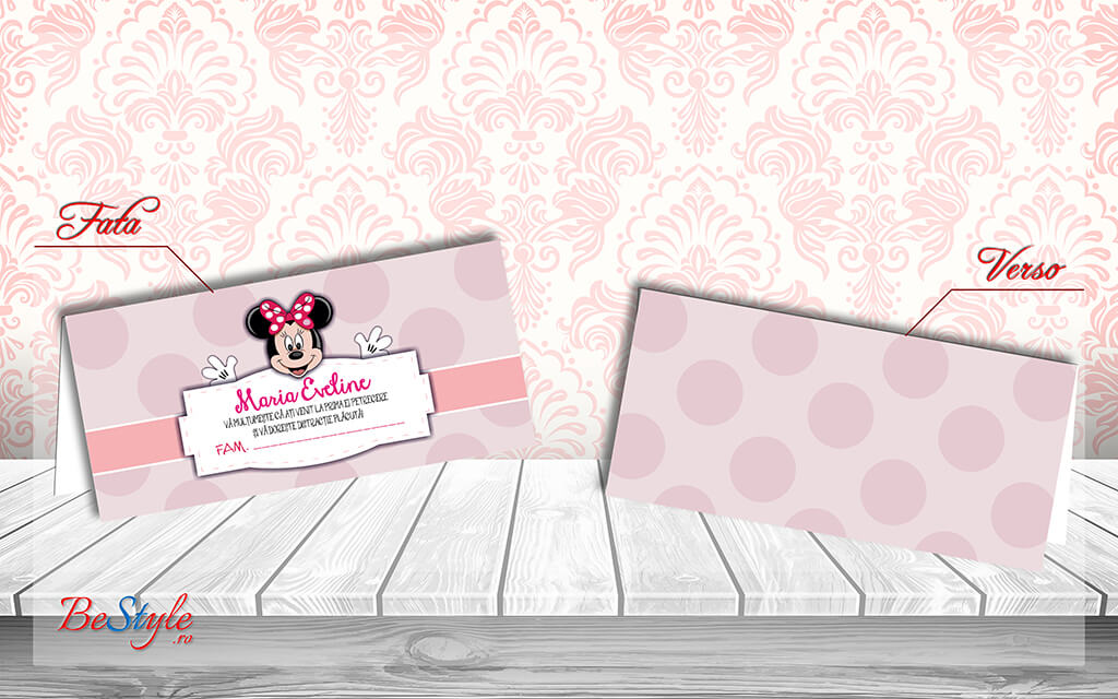 Plic de bani botez BSPB027 - Minnie Mouse