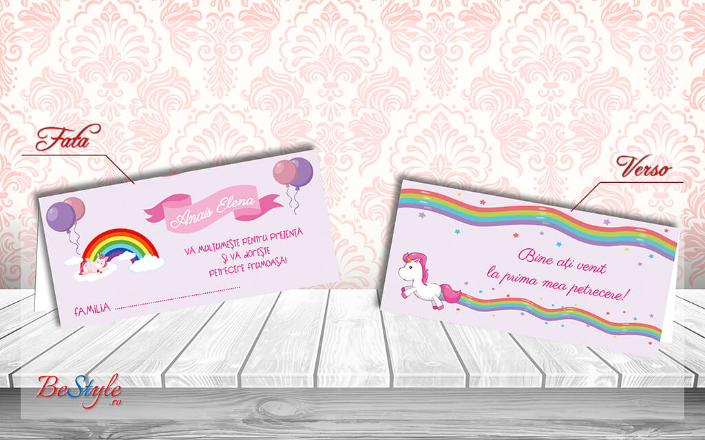 Plic de bani botez BSPB034 - Unicorn