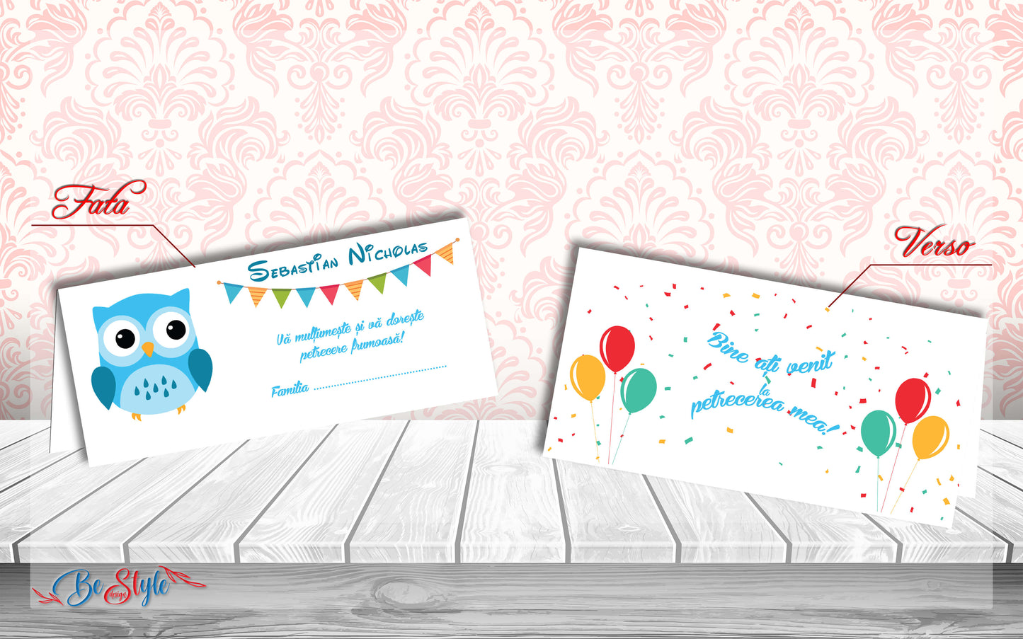 Plic de bani botez BSPB049