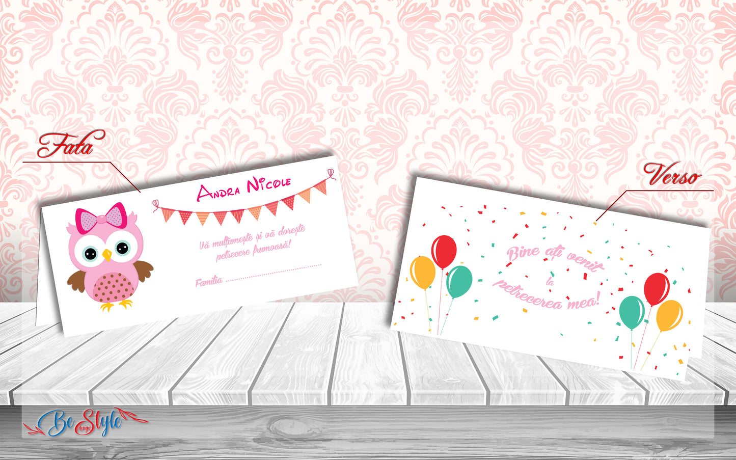 Plic de bani botez BSPB050