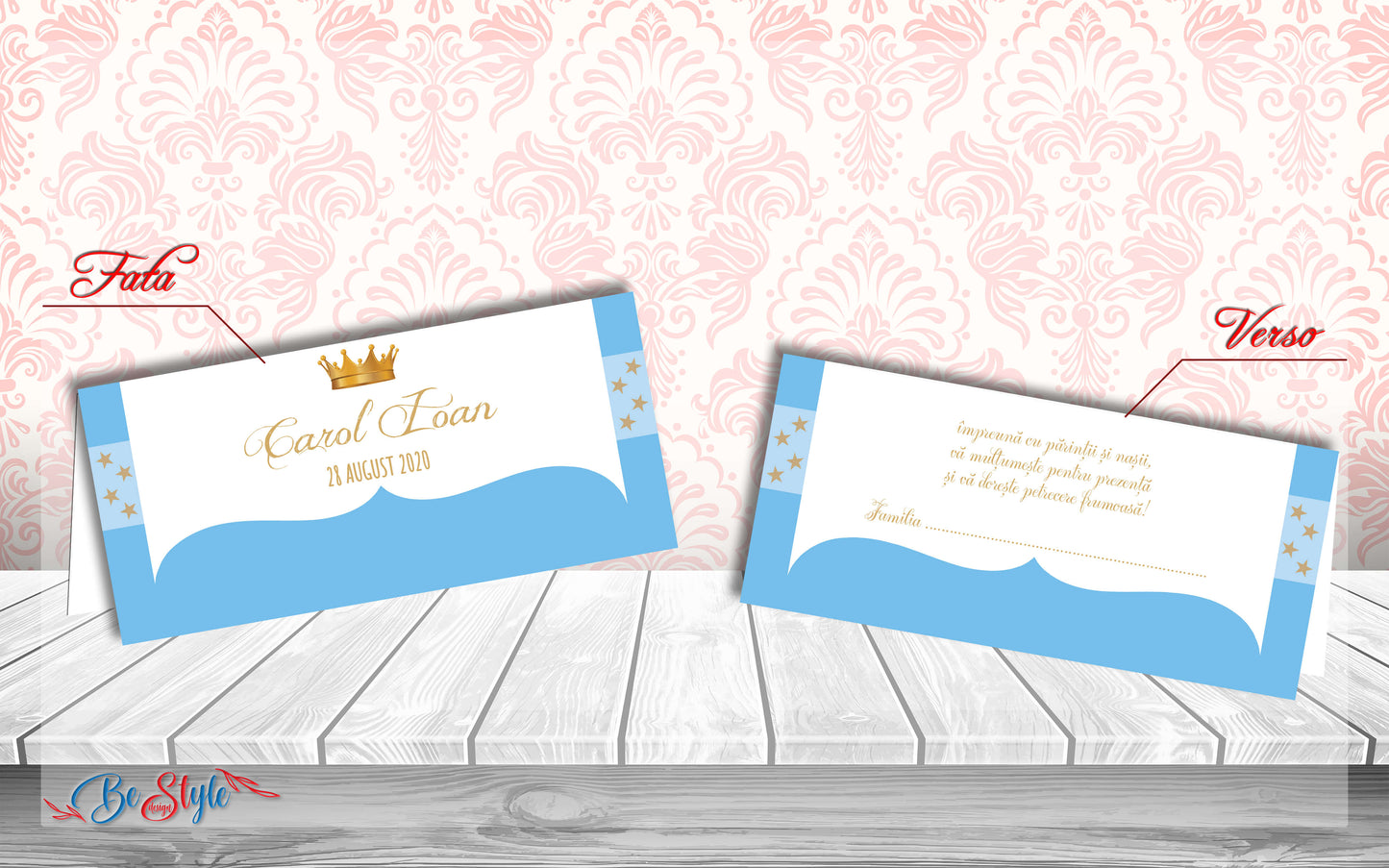 Plic de bani botez BSPB056