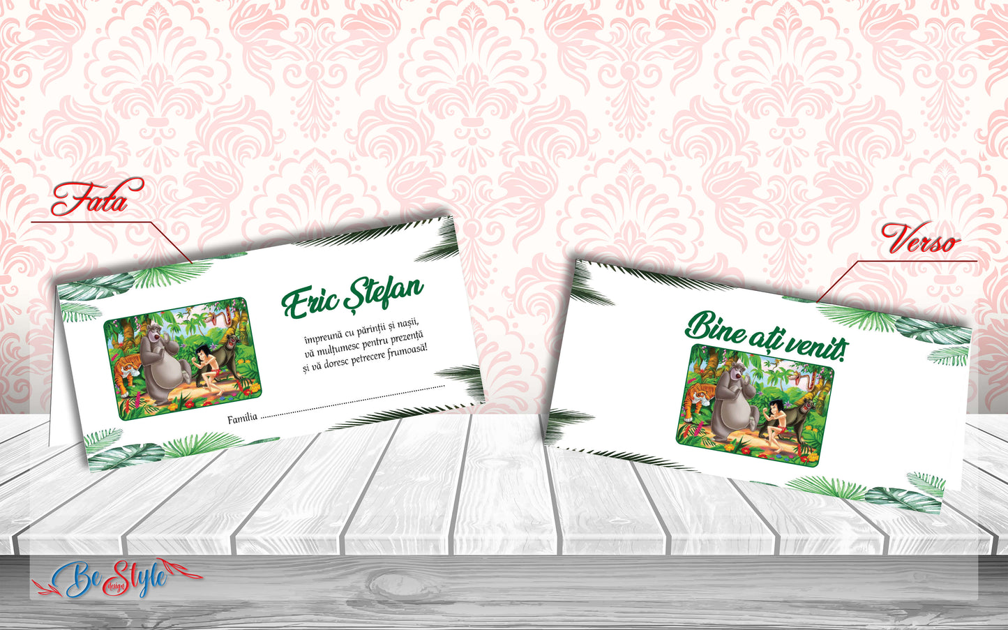 Plic de bani botez BSPB65 Jungle Book