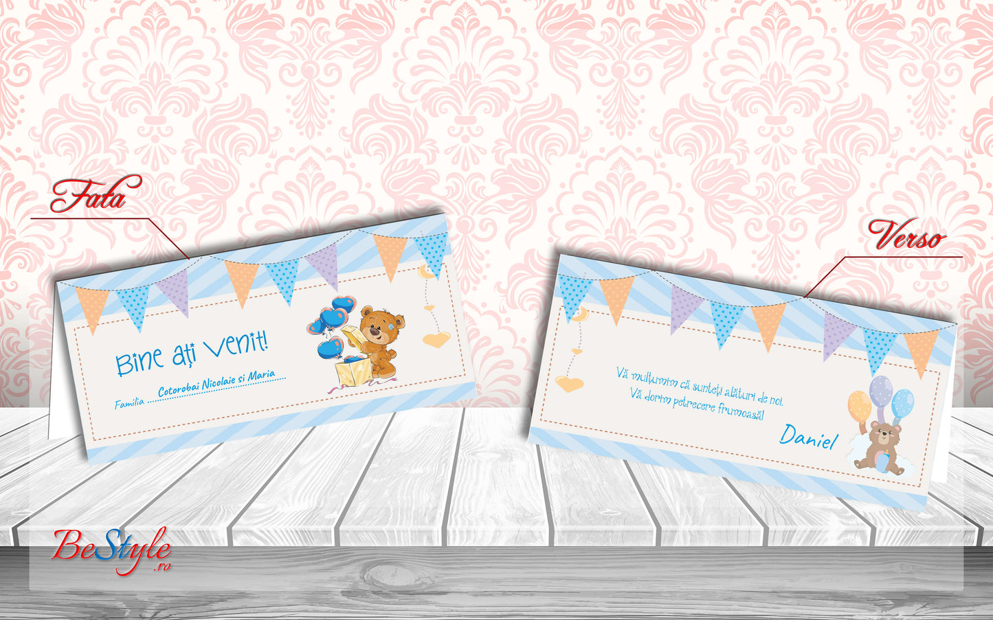 Plic de bani botez BSPB040