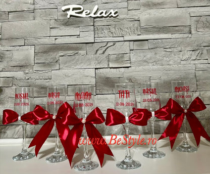 Pahare personalizate botez fetita sau baietel