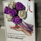 Tablou martisor pentru mama cu buchet din trandafiri de sapun