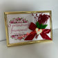 Tablou martisor cu buchet de flori uscate 10/15 cm 01