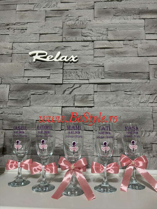 Pahare personalizate botez fetita 05