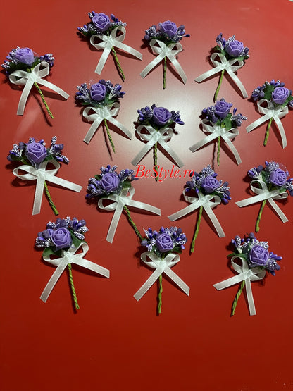 Floare de pus in piept invitati nunta 09