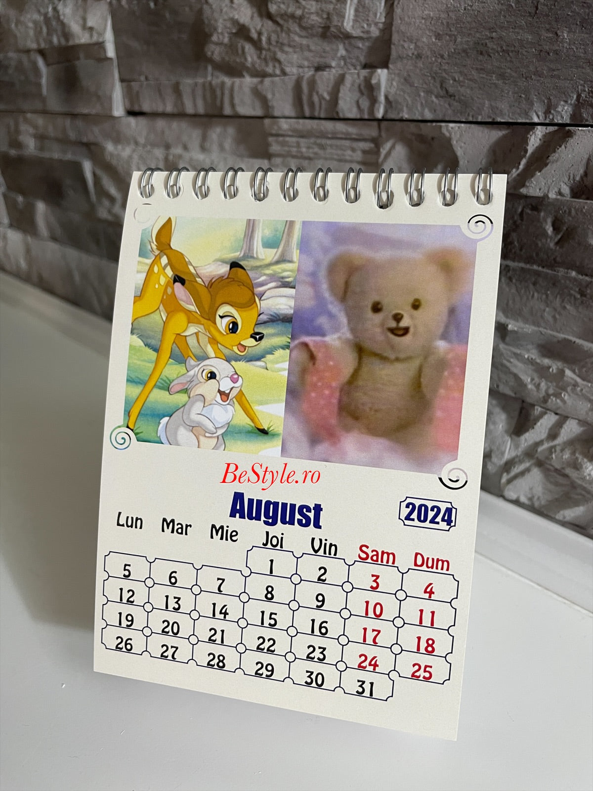 Calendar personalizat de birou 2025 CAL P20