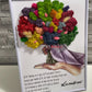 Tablou personalizat cu buchet din licheni A4