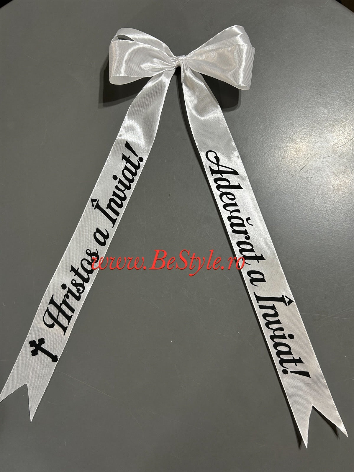 Panglica personalizata cu mesaj de Paste