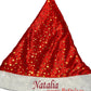 Caciulita de Mos Craciun - personalizată cu nume