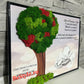 Tablou personalizat cu licheni - medic pediatru format 30/40 cm