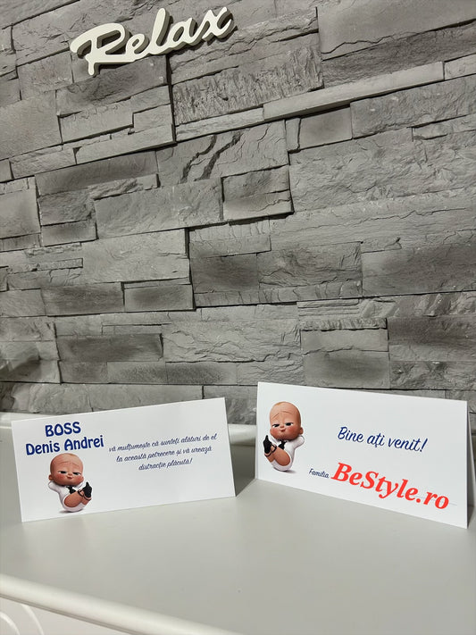 Plic de bani botez BSPB069 - Boss Baby