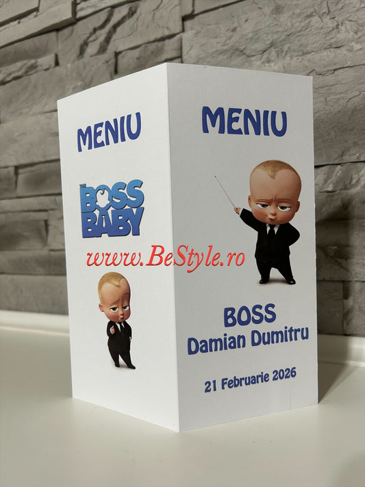Meniu botez BSMB013 - Baby Boss
