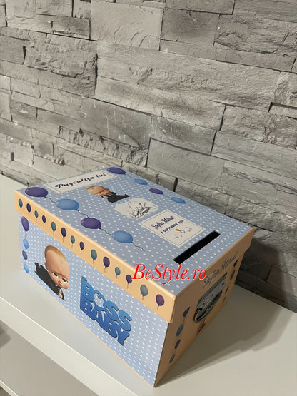 Cutie plicuri de bani botez Baby Boss 01