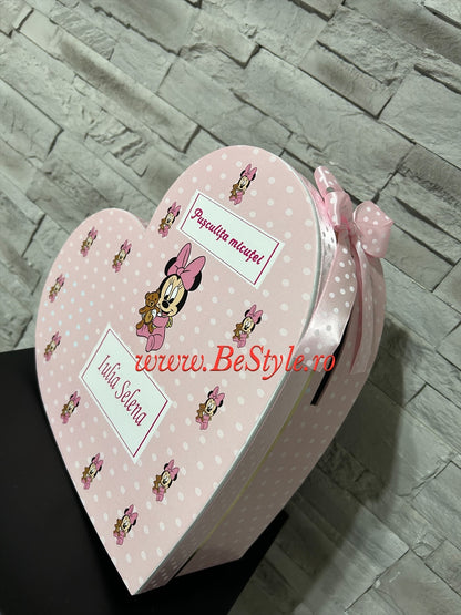 Cutie plicuri de bani botez - inima 01