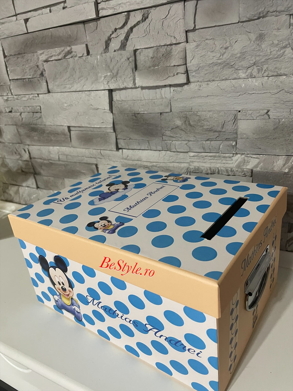 Cutie plicuri de bani botez Mickey Mouse 02