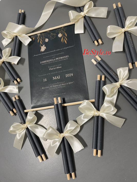 Invitatie nunta BSIN116 - model pergament