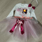 Set body personalizat si fustita tutu pentru mot/turta