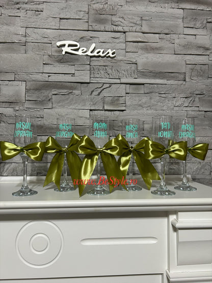 Pahare personalizate botez fetita sau baietel