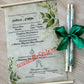 Invitatie nunta BSIN003 - model pergament