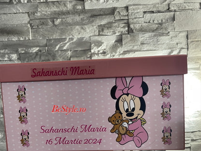 Cutie plicuri de bani botez Minnie Mouse 02