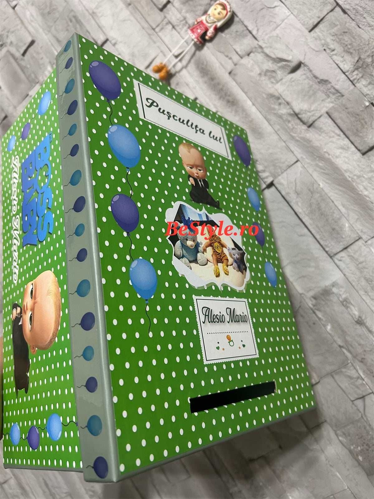 Cutie plicuri de bani botez Baby Boss 03