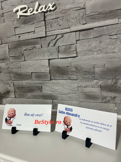 Plic de bani botez BSPB069 - Boss Baby