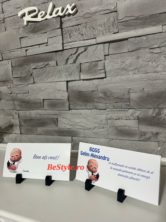 Plic de bani botez BSPB069 - Boss Baby